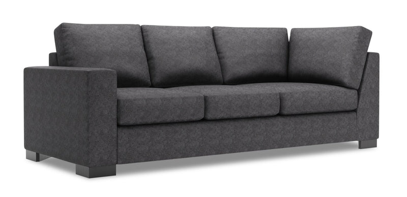 Sofa de gauche pour rallonge Track de la collection Sofa Lab - Luxury Charcoal