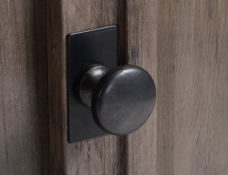 Meuble pour téléviseur Ollie de 60 po avec foyer électrique, rangement et système de gestion des câbles pour téléviseurs jusqu’à 65 po - gris