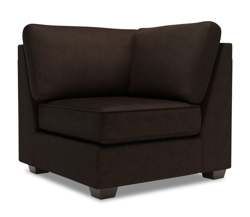 Fauteuil carré en coin Roll de la collection Sofa Lab - Luxury Chocolate