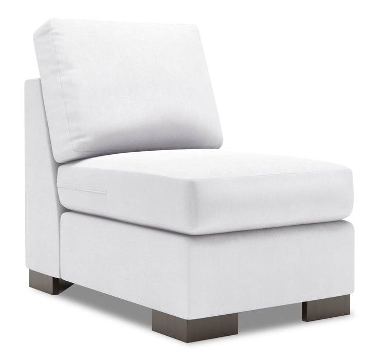 Fauteuil sans accoudoirs Track de la collection Sofa Lab - Pax Ice