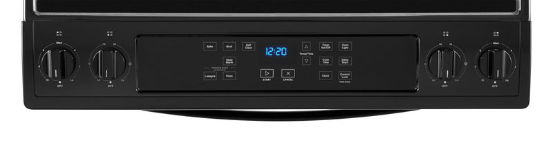 Cuisinière électrique Whirlpool de 4,8 pi³ avec autonettoyage - noire - YWEE515S0LB