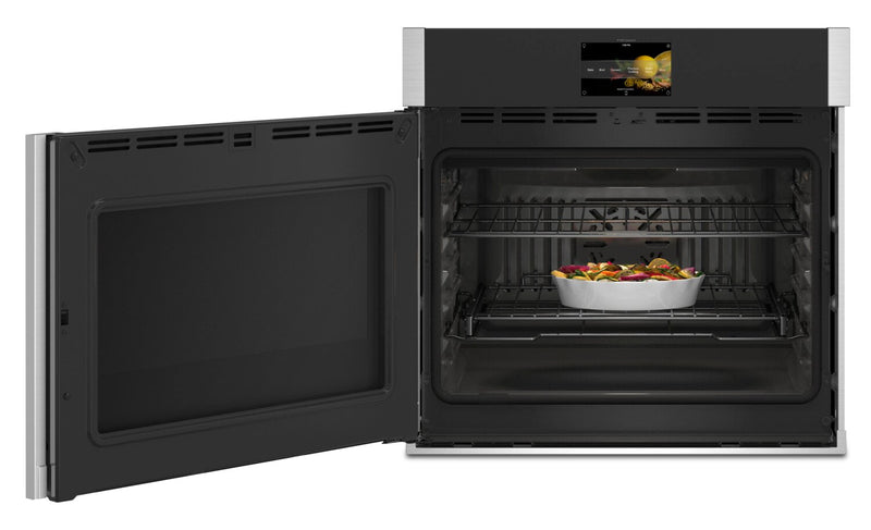 Four mural électrique Profile de 5 pi³ et de 30 po avec convection européenne véritable avec air direct - acier inoxydable - PTS700LSNSS