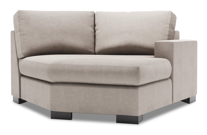 Fauteuil Cuddler de droite Track de la collection Sofa Lab - Pax Slate
