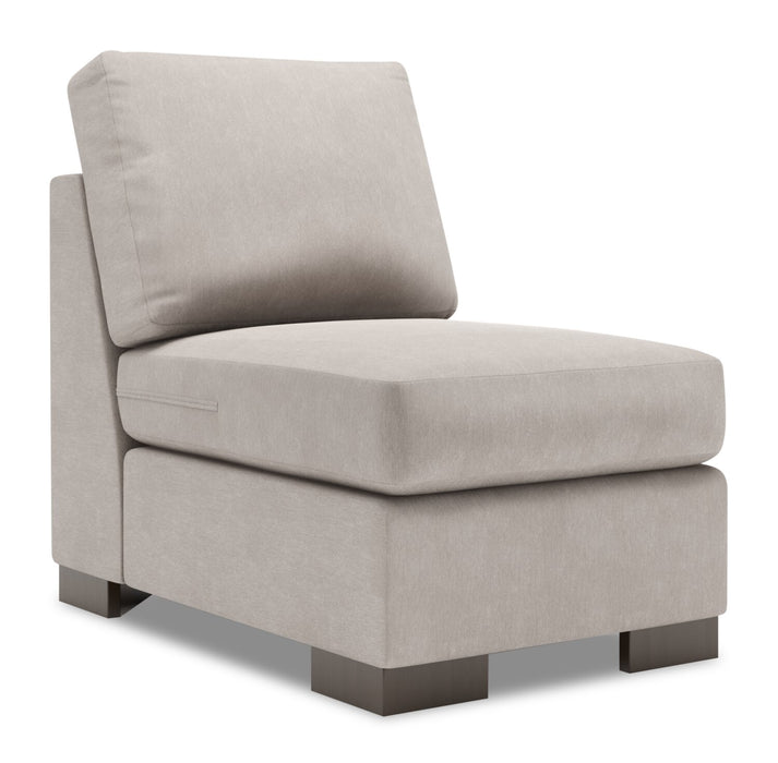 Fauteuil sans accoudoirs Track de la collection Sofa Lab - Pax Slate