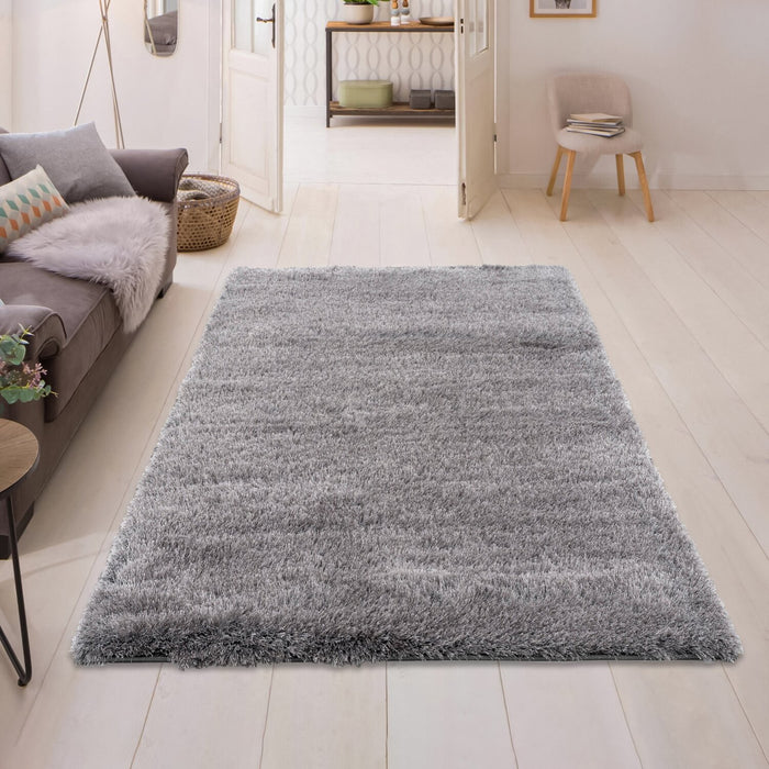 Carpette Glam gris foncée - 5 pi x 7 pi