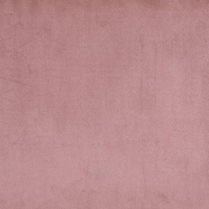 Banc Cass de 52 po - velours rose avec pattes dorées