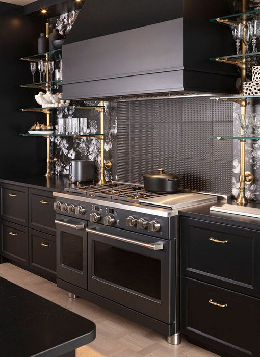 Cuisinière intelligente hybride Café de 8,25 pi³ avec convection européenne véritable et grilles autonettoyantes - noire - C2Y486P3TD1