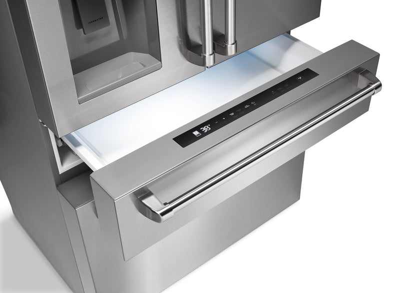 Réfrigérateur Thor de 21,6 pi³ et de 36 po à portes françaises - acier inoxydable - TRF3601FD