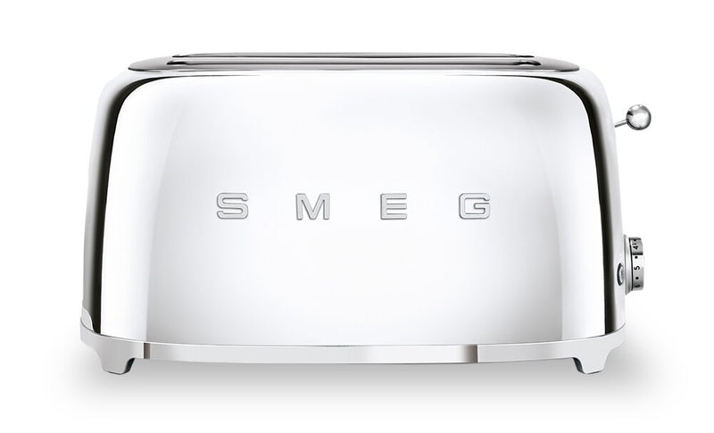 Grille-pain Smeg à fentes longues pour 4 tranches - TSF02SSUS