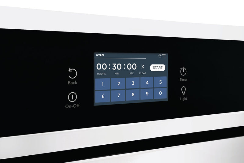 Four mural simple électrique Frigidaire de 3,8 pi³ et de 27 po avec convection à ventilateur - blanc - FCWS2727AW