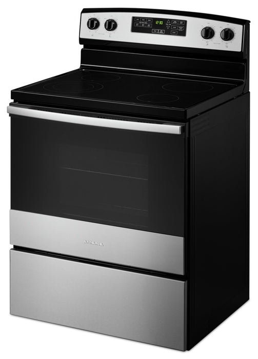 Cuisinière électrique Amana de 4,8 pi³ avec autonettoyage - acier inoxydable - YAER6603SMS