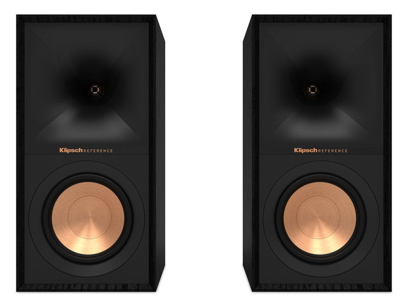 Haut-parleurs stéréo d’étagère R-50M Reference de Klipsch de 300 W 