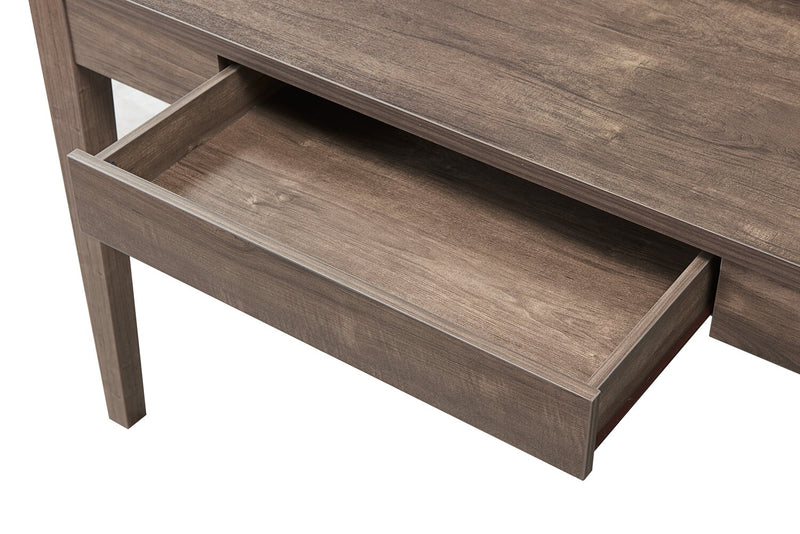 Bureau Jude de 47,25 po à 3 tiroirs - noisette