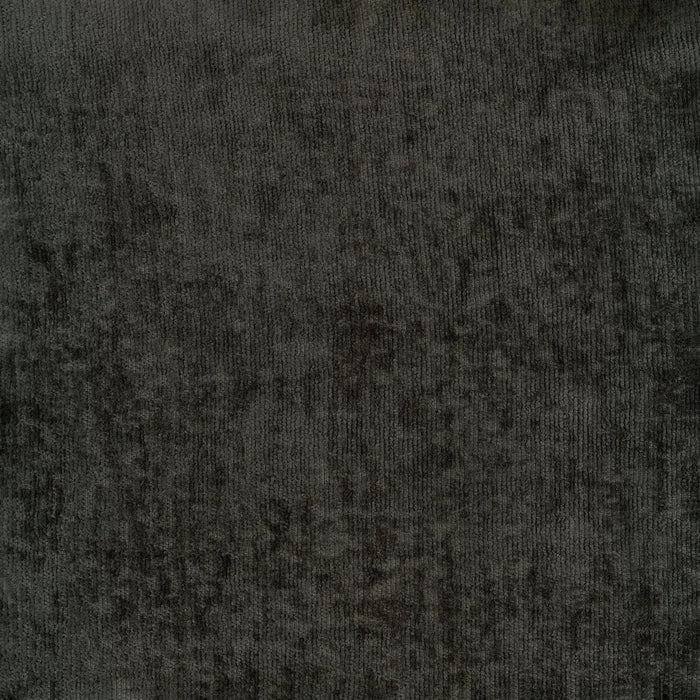 Sofa Bellmont de 89 po fabriqué au Canada en tissu de chenille avec coussins réversibles et pattes en bois - gris anthracite