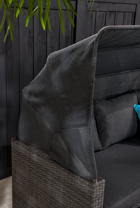 Ensemble de 3 sièges à auvent Cuba pour la terrasse