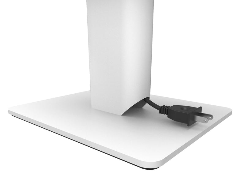 Ensemble de support SP6HD de Kanto pour haut-parleurs de 6 po avec système de gestion des câbles intégré - blanc