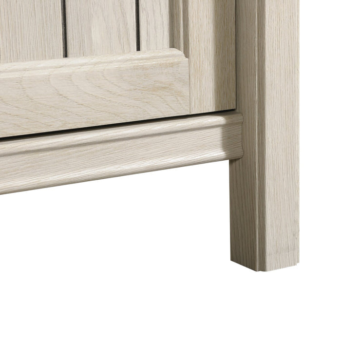 Classeur latéral Retta de 33,39 po à 2 tiroirs - marron blanchi