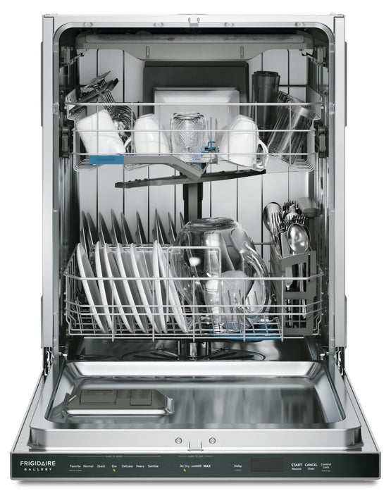 Lave-vaisselle encastré Frigidaire Gallery de 24 po et de 47 dBA avec commandes sur le dessus - acier inoxydable Smudge-ProofMC - GDSP4715AF 