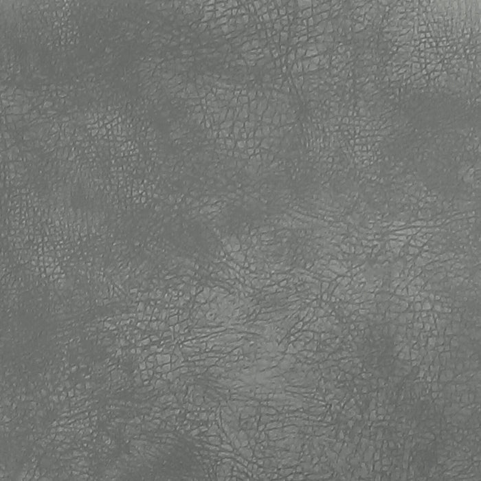 Chaise de salle à manger Bay de Kort & Co. en tissu de cuir végétalien et en métal - grise