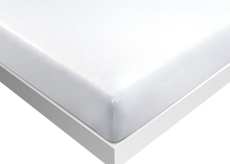 Ensemble de draps Basic BEDGEARMD 4 pièces pour lit double - blanc