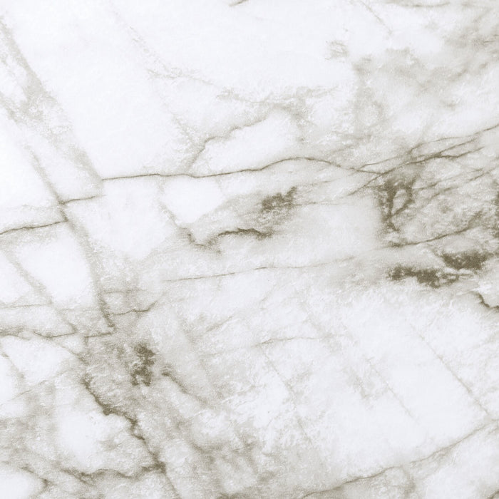 Bureau Lawson de 47,25 po avec petite crédence - apparence marbre blanc