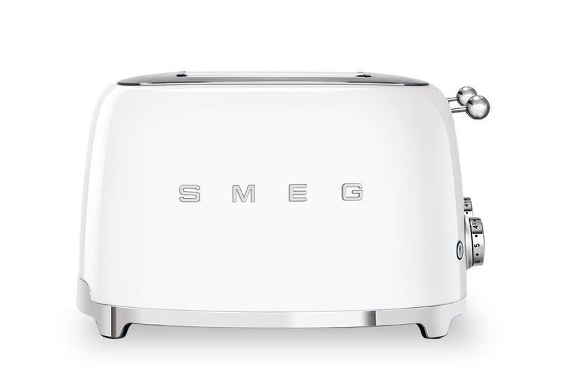 Grille-pain Smeg à fentes longues pour 4 tranches - TSF03WHUS