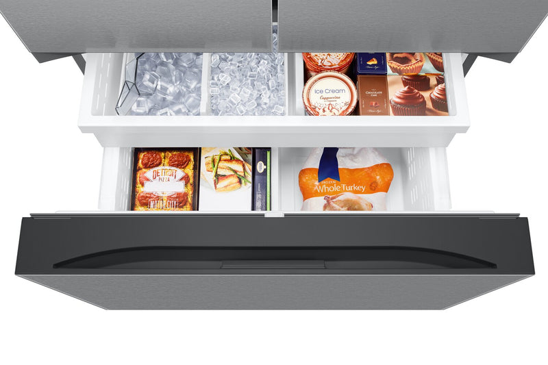 Réfrigérateur Samsung de 27 pi³ et de 36 po de profondeur comptoir avec technologie SpaceMaxMC - acier inoxydable - RF27CG5100SRAA