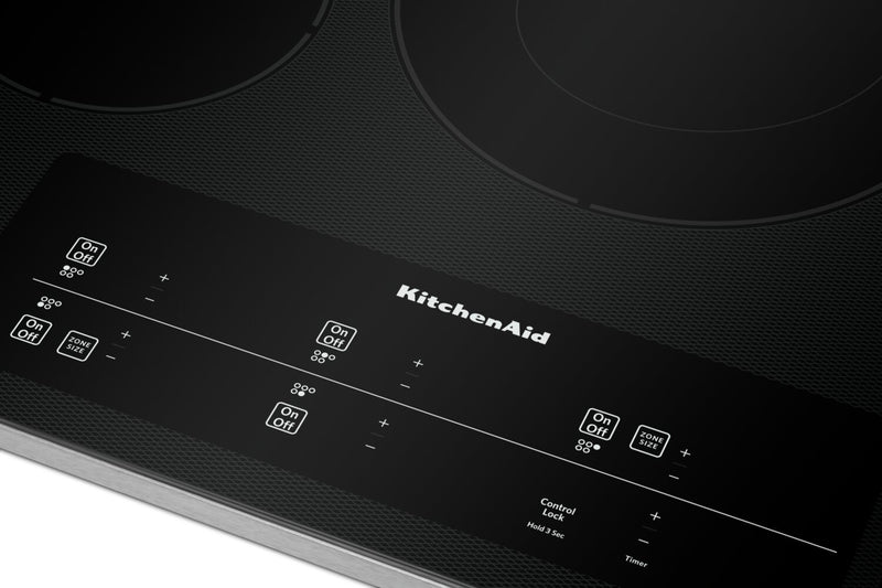 Surface de cuisson électrique KitchenAid de 30 po à 5 éléments - acier inoxydable - KCES950KSS