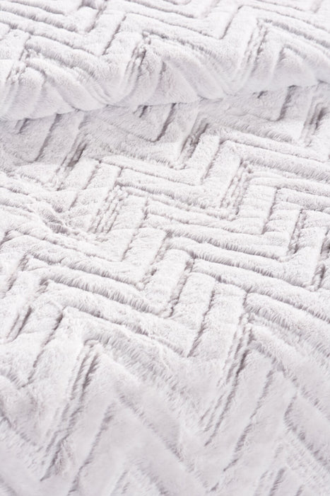 Ensemble d'édredon Tilda 3 pièces pour lit double ou grand lit - gris