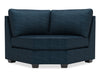 Fauteuil courbé en coin Roll de la collection Sofa Lab - Luxury Indigo