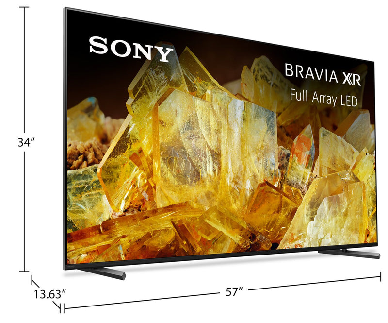  Téléviseur DEL Bravia XR de SONY UHD 4K de 65 po à 120 Hz à matrice complète avec HDR
