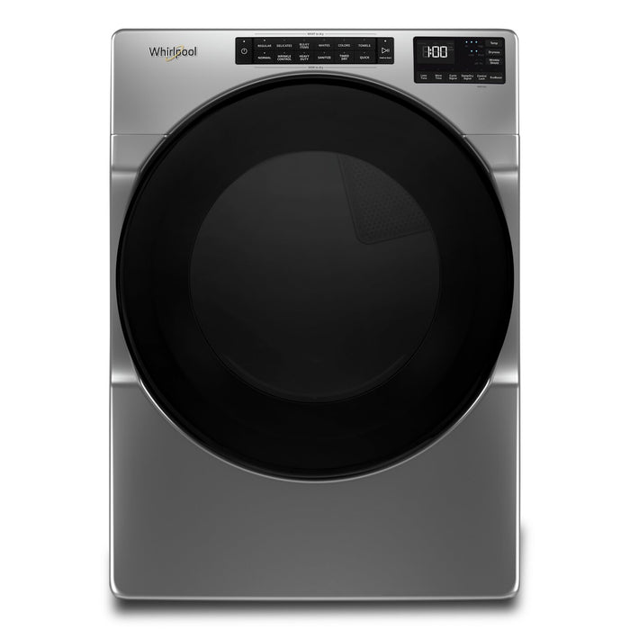 Sécheuse à gaz Whirlpool de 7,4 pi³ - ombre chrome - superposable - WGD5605MC