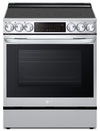 Cuisinière intelligente électrique LG de 6,3 pi³ avec friture à air et convection ProBake ConvectionMD - acier inoxydable Smudge-ProofMD - LSEL6335F