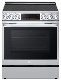 Cuisinière intelligente électrique LG de 6,3 pi³ avec friture à air et convection ProBake Convection…