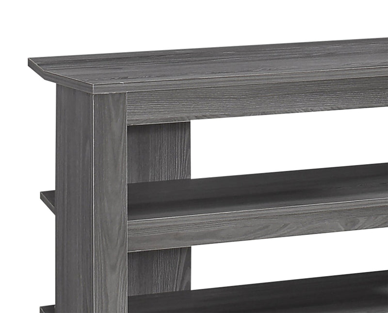 Meuble pour téléviseur Ira de 42 po avec rangement et système de gestion des câbles pour téléviseurs jusqu’à 45 po - gris