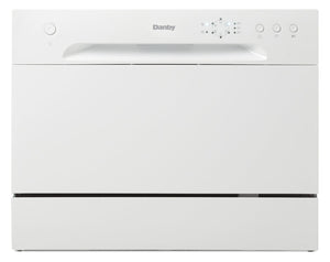 Lave-vaisselle Danby de 21,7 po et de 52 dBA avec commandes à l'avant - blanc - DDW621WDB 