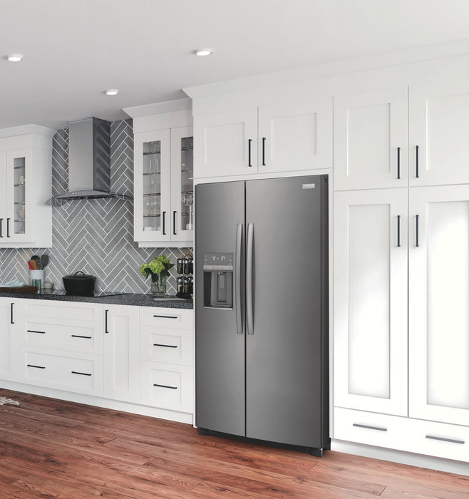 Réfrigérateur Frigidaire Gallery de 22,3 pi³ et de 36,1 po de profondeur comptoir à compartiments juxtaposés - acier inoxydable noir Smudge-ProofMD - GRSC2352AD