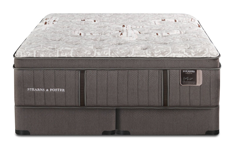 Ensemble à Euro-plateau Derby County collection Founders de Stearns & Foster pour très grand lit