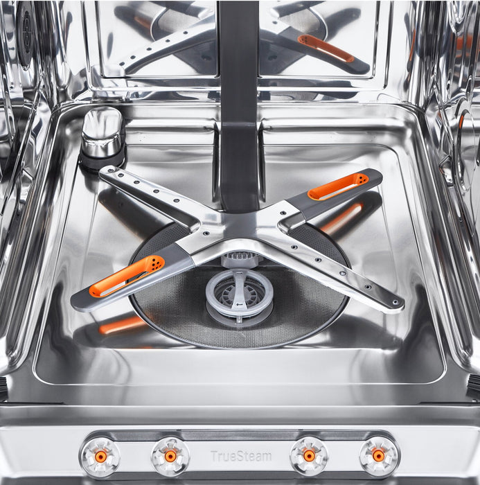 Lave-vaisselle intelligent encastré LG à 42 dBA de 24 po avec commandes sur le dessus et QuadWashMC Pro - acier inoxydable Smudge-ProofMD - LDTH7972S