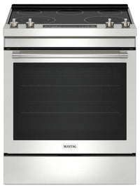 Cuisinière électrique Maytag de 6,4 pi³ avec friture à air et technologie AquaLiftMD - acier inoxyda…