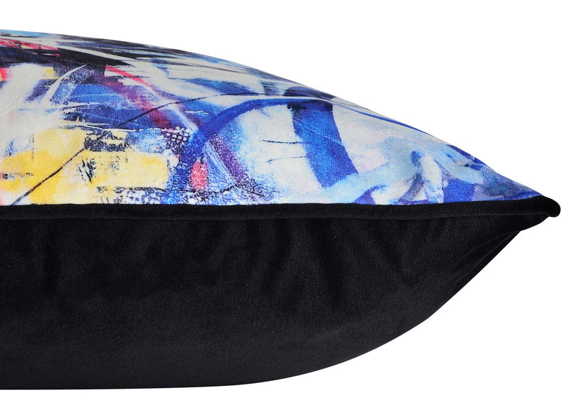 Coussin décoratif avec portrait - multicolore
