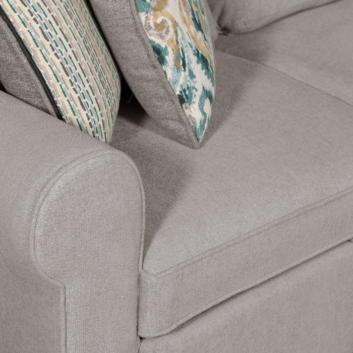 Sofa sectionnel de gauche Haven de Scott Living 2 pièces en tissu de chenille - gris