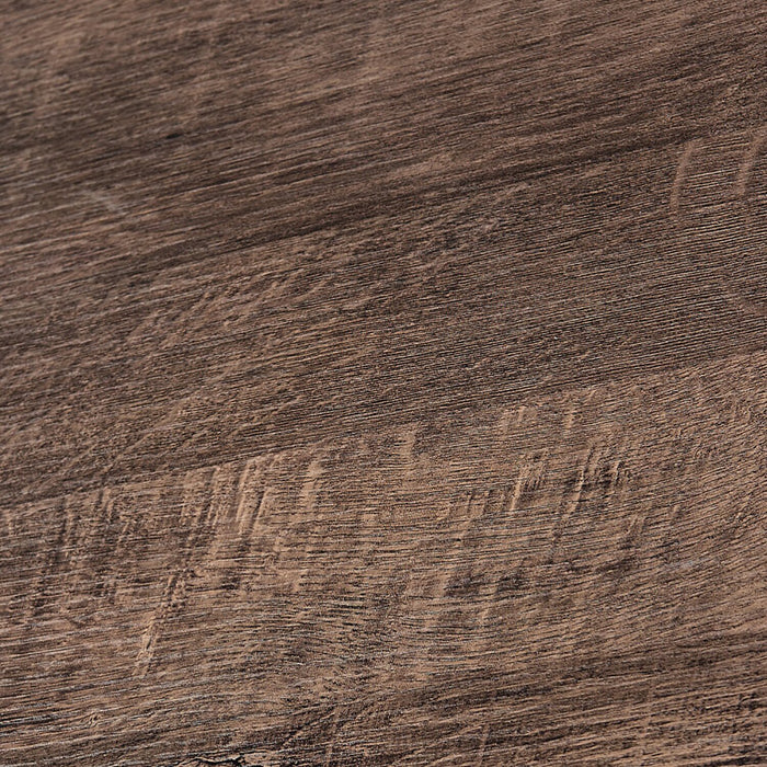 Meuble pour téléviseur moderne Alex de 72 po avec rangement et système de gestion des câbles pour téléviseurs jusqu’à 80 po - chêne noyer