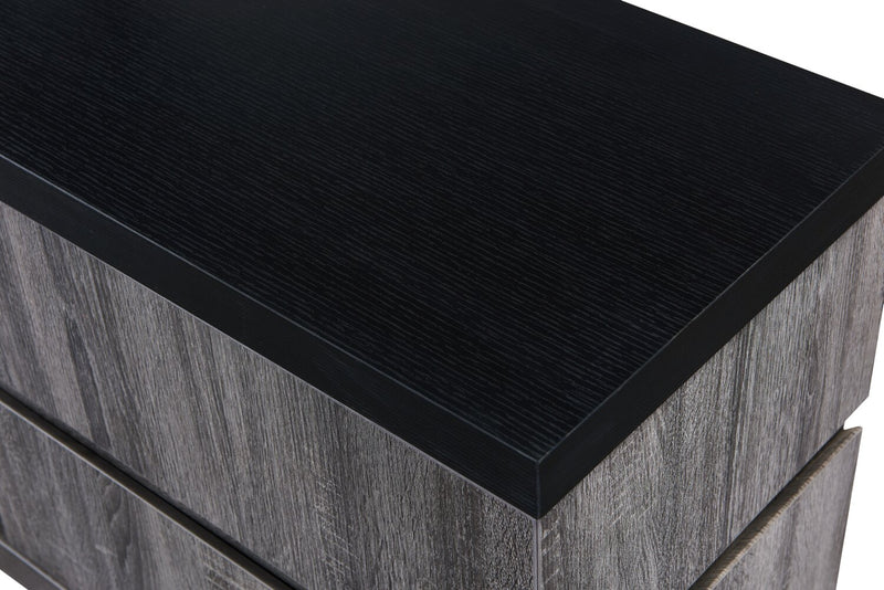 Meuble pour téléviseur moderne Rhys de 70 po avec support, rangement et système de gestion des câbles pour téléviseurs jusqu’à 80 po - gris vieilli