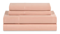 Ensemble de draps Dri-TecMD BEDGEARMD 4 pièces pour très grand lit - rose cendré
