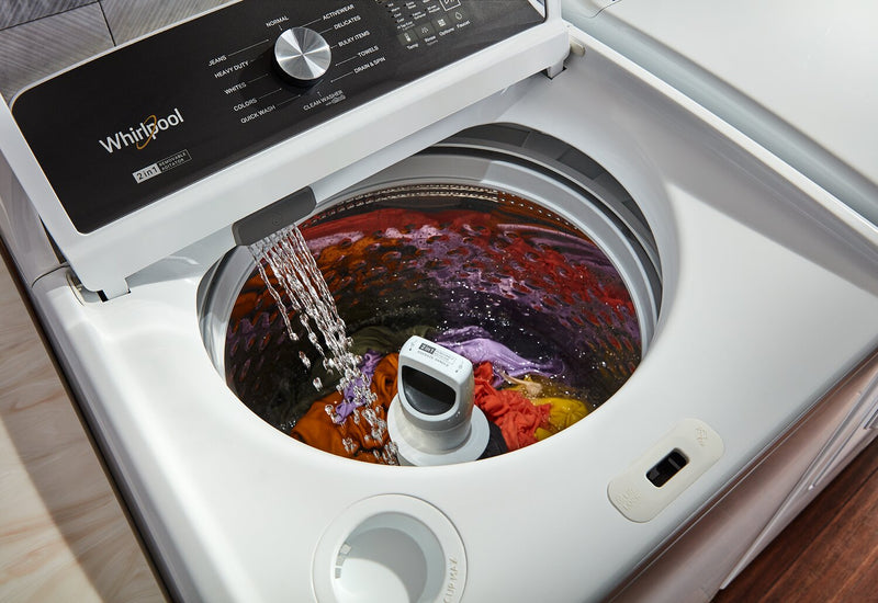 Laveuse Whirlpool à chargement par le haut de 5,4 pi³ - blanche - WTW5057LW
