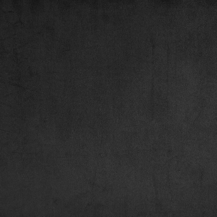 Banc Cass de 52 po - velours noir avec pattes dorées