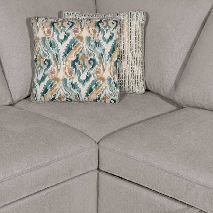 Sofa sectionnel de gauche Haven de Scott Living 2 pièces en tissu de chenille - gris