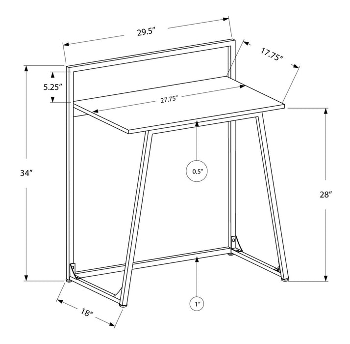 Bureau Garrett de 29,5 po pour jeunes - naturel