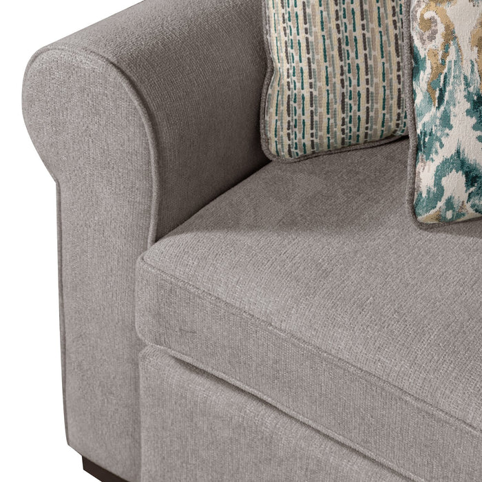 Sofa sectionnel de gauche Haven de Scott Living 2 pièces en tissu de chenille - gris